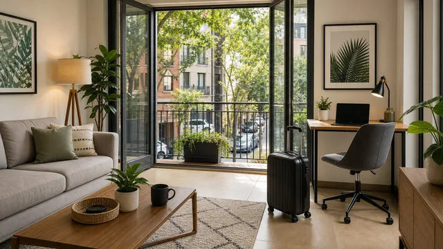 Apartamento amoblado en Laureles preparado para un arrendatario mensual
